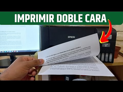 Como imprimir en ambas caras de la hoja Word en impresora Epson