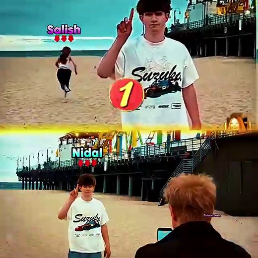 Can Salish Escape Nidal's Crazy Speed?! 😱🏃‍♂️‪@jordanmatter‬