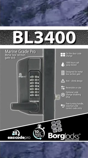 BL3400 ECP #accesscontrol #lock #code #home #combination #tools #handles #keypad #homedecor