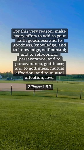 For this very reason, make every effort to add to your faith goodness; and to goodness, knowledge; and to knowledge, self-control; and to self-control, perseverance; and to perseverance, godliness; and to godliness, mutual affection; and to mutual affection, love.2 Peter 1:5-7 #spirituality #bibleverse #GloryToGod #SpreadTheWord #Amen #faith #awakening #SpreadTheWord | Catherine Cano Long