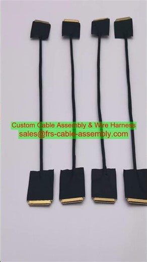 right angle 40 pin connector for 3D depth 2576-050-00 Ultra-miniature coax Cables assembly assembly