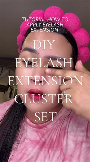 DIY Eyelash Extension Cluster Set Tutorial