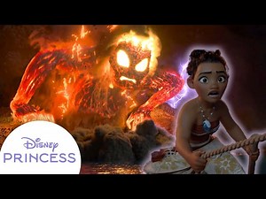 Moana's Final Battle Against Te Kā | Moana | Disney Princess - Videos For Kids