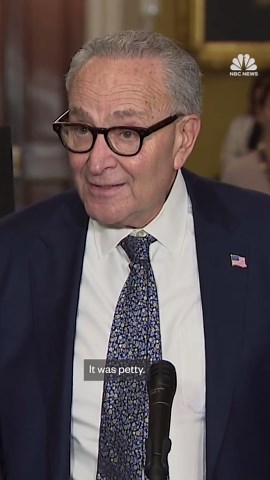 Schumer reacts to Trump's AI-generated post about him