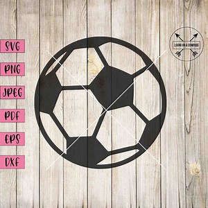 Soccer Ball Svg, Soccer Svg, Soccer Cut File, Soccer Vector, Soccer Shirt, Soccer Player, Soccer Art Print, Football Png, Football Clipart, - Etsy Canada