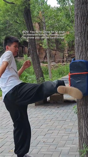 Fly to China. Train Shaolin. Prove You Can Do Hard Things.