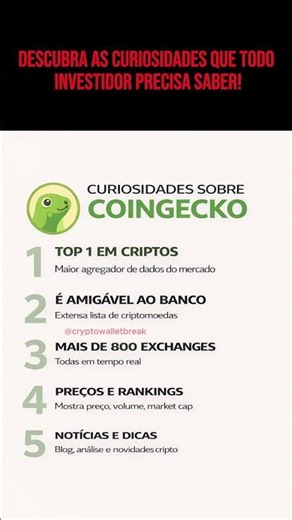 Coingecko: O Guia Completo para Cripto!