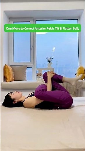 One Easy Move to Correct Anterior Pelvic Tilt and Get a Flatter Lower Belly Naturally