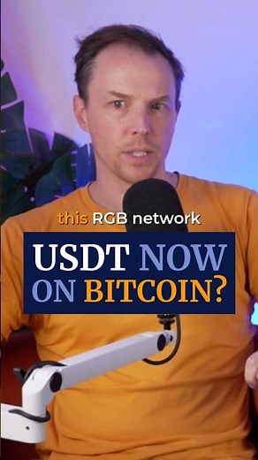 Tether has released USDT on Bitcoin via the RBG network #Shorts