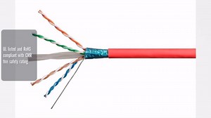 Monoprice Cat6A Ethernet Bulk Cable - Network Internet Cord - Solid, 550Mhz, FTP, CMR, Riser Rated, Pure Bare Copper Wire, 10G, 23AWG, No Logo, 1000ft, Yellow