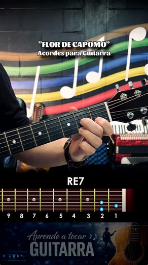 "Flor de Capomo" Acordes Basicos en Guitarra P1 #flordecapomo #guitarra #acordes