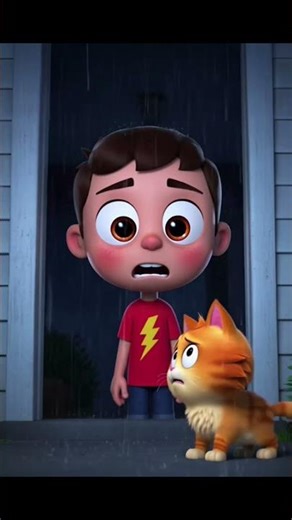 He Told His Cat to LEAVE… 🌩️😢 #animation #morallesson #cartoon #moralstory #kids #fairytalesstory