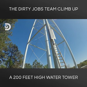 The Dirty Jobs team embarks on an adrenaline-pumping adventure as they take on the risky task of scaling a 200ft water tower. #DirtyJobs | Discovery Channel Australia