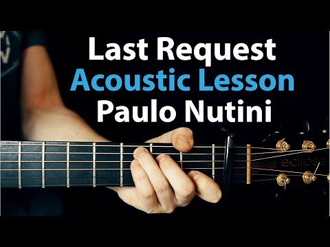 Paulo Nutini - Last Request: Acoustic Guitar Lesson 🎸How To Play Chords/Rhythms