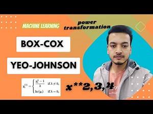 Power Transformation | Box-Cox Transformer | Yeo-Johnson Power Transformer in Machine Learning