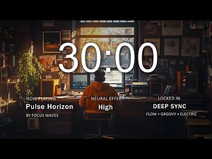 30 Min - LoFi Focus Music for Deep Work & Mind Clarity (Electro Ambient Beats)