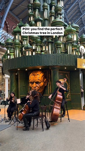 Christmas is coming! ✨ Have you spotted the WICKED tree at St. Pancras International? | Wicked Movie