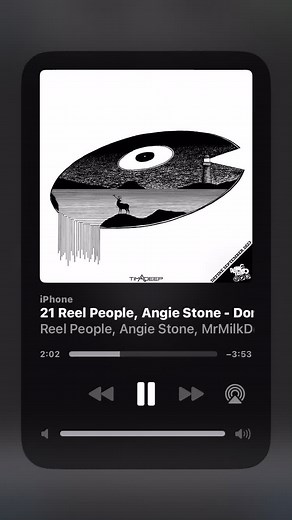 iPhone Music Player Showcasing '12 Rel' by Angie Stone