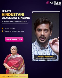 31 reactions |  Learn Hindustani Classical Singing Online for Kids...