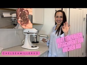 Meat Tenderizer Attachment for KitchenAid #meatlovers #meatrecipes #meatrecipe #meatlove