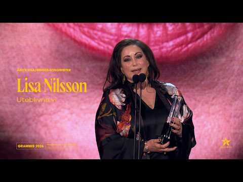 Vinnare Årets Visa/Singer-Songwriter: Lisa Nilsson (Grammis 2026)