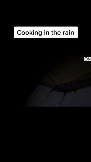 Cooking in the rain #campinglife #camping #outdoors #outdoorlife #outdoorcooking #campingcooking #intherain #asmr #tiktok #usa #california #fyp