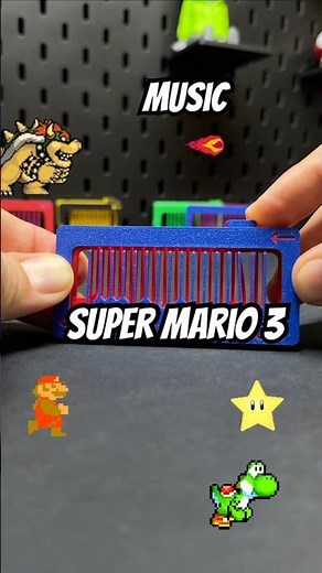 3D Printed Musical Fidget ✨🎶 Super Mario part 3