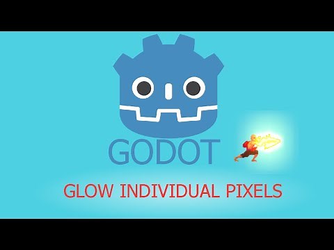 GODOT how to add glow to sections of a sprite