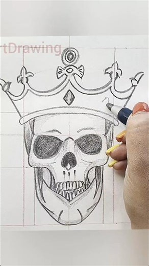 #skull#shadiart #shorts#pencildrawing #art