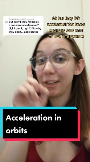 Understanding Acceleration in Orbits: The Whiteboard Explanation