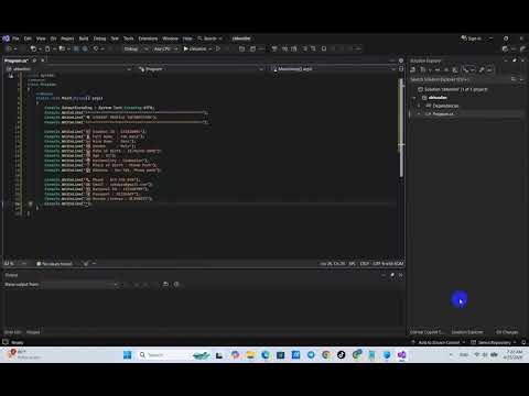 GET START C#.NET (Create Project)
