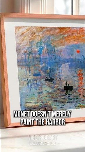 N141 - Claude Monet - Impression, Sunrise (1872) #vibe #tribe #art