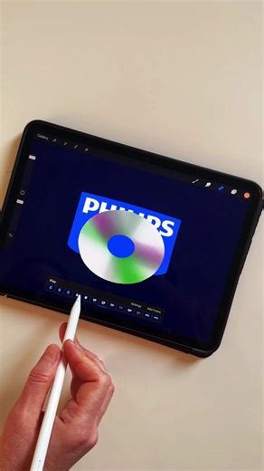 PHILIPS INTERACTIVE LOGO ANIMATION 💿👾 #logoeffects #logoanimation #procreate