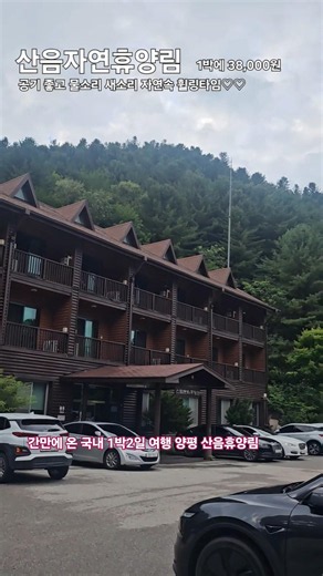 산음자연휴양림 #숲속힐링 #한태연여행 #산음자연휴양림