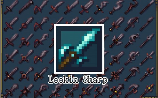 [千村的minecraft MOD介绍] Lookin sharp - 精致小巧的武器系统！