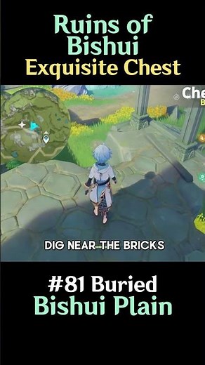 Ruins of Bishui Chest #81 Buried | #genshinimpact