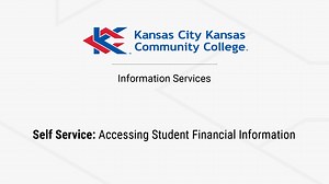 Self Service: Accessing Student Financial Information