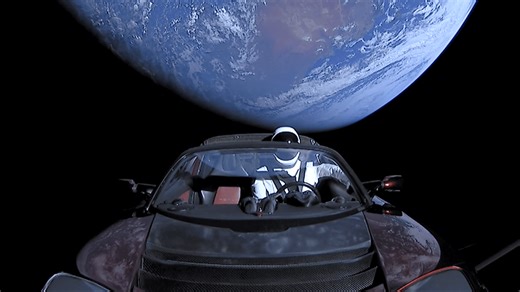 Exactly where Elon Musk's Tesla Roadster is in space right now after billionaire announces April launch