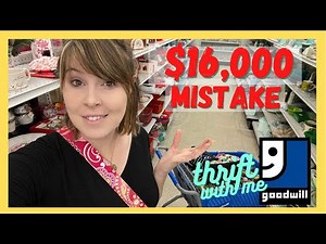 WHOOPS. My $16,000 GOODWILL Mistake | Thrift With Me for EBay | Reselling