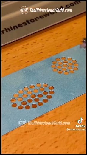 Magic Flock Rhinestone Template Material: the magic EXPLAINED!