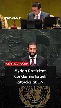 Al Sharaa says Israel is launching attacks against Syria