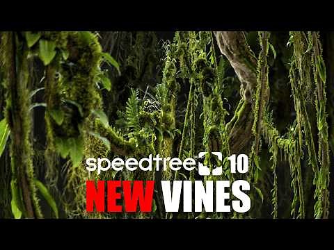 How to Use the NEW Vine System in Speedtree 10 // Rendering in Houdini 20.5