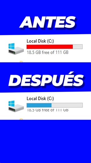 Cómo liberar espacio en Windows ✅💻. En este tutorial aprenderás a usar el comando cleanmgr, el cual te permitirá liberar espacio de disco en Windows. #windows #pc #laptop #computadora #windows11 | Descargandolo