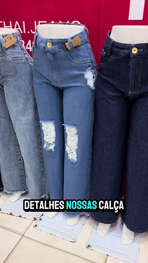 Calças Jeans Wide Leg - Vendas no Atacado em Manaus e Roraima