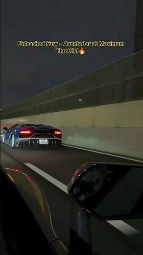 Lamborghini Aventador at Full Speed – The V12 Roars Like Thunder! 🔥🏁