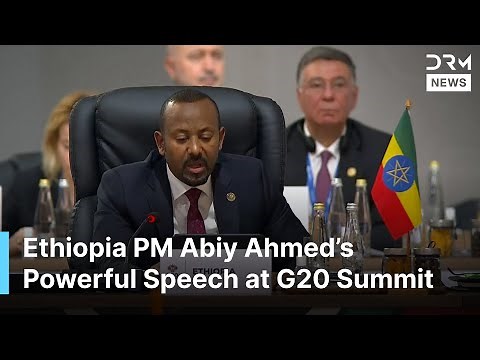 Ethiopia PM Abiy Ahmed Tells World Leaders How Africa Can Drive Sustainable Growth at G20 | AC1G