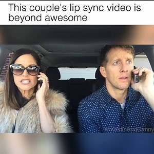 Cap: This couple's lip sync video is beyond awesome Credit: Kristin and Danny | LOLKidz