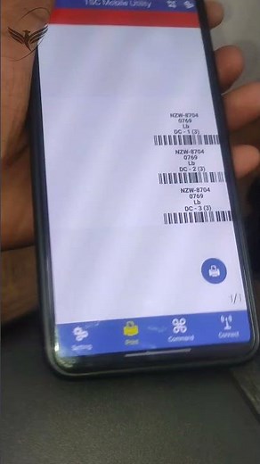 TSC TE 210 Barcode Printer | Bluetooth Connectivity printer | Printing with Mobile . #shortsfeed