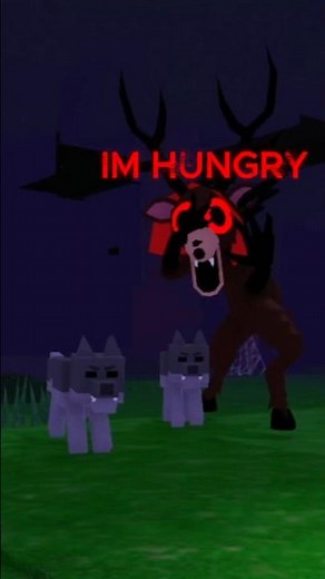 The DEER Is Hungry TONIGHT! #99nightintheforest #99nights #roblox #robloxshorts #robloxmemes