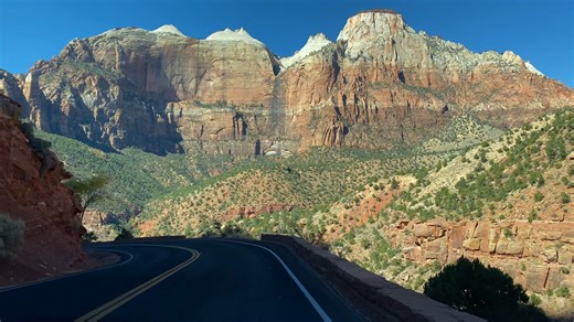 Zion – Mount Carmel Hwy. Zion National Park. #usaroadtrip #scenicdrive #visitutah #zionnationalpark | Just Drive America